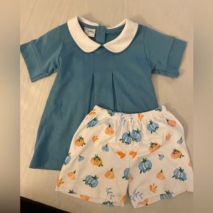 Pippa Boutique 2 Piece Pumpkin Set - Size 4T